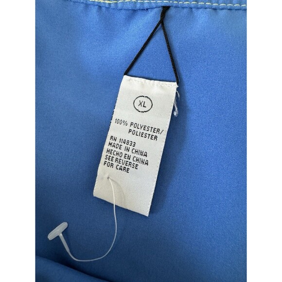 Raya Sun Reversible Wrap Skirt Blue Floral & Solid Blue Size XL Mini Golf Tennis - Picture 6 of 7